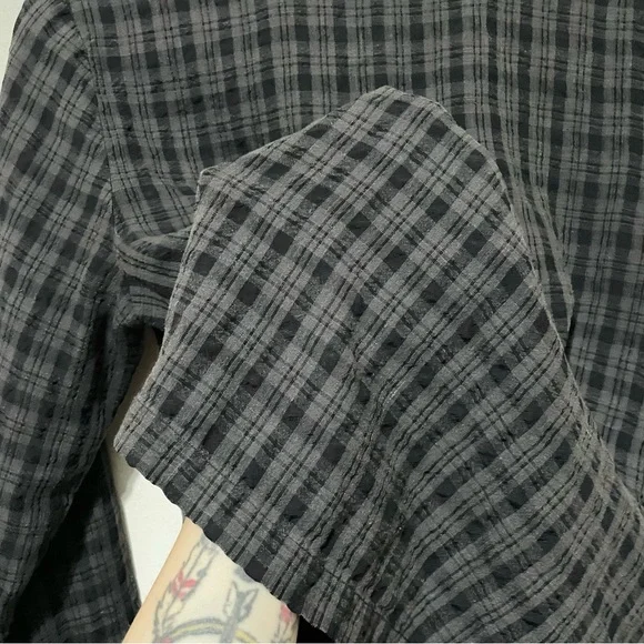 Vtg 90s Eileen Fisher S Linen Silk Blend Top - Picture 6 of 7